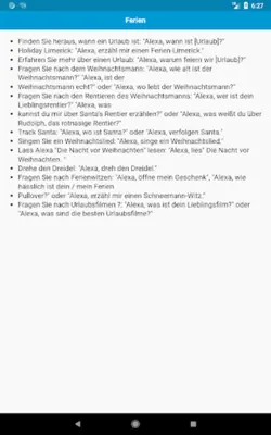 Befehle für Alexa android App screenshot 3