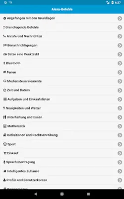 Befehle für Alexa android App screenshot 5