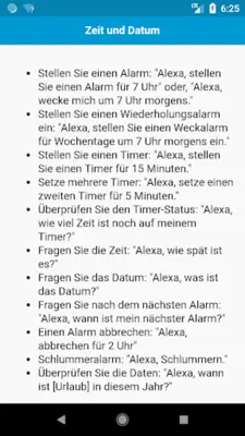 Befehle für Alexa android App screenshot 6