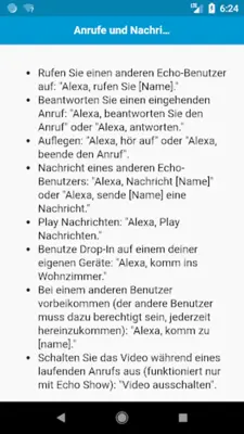 Befehle für Alexa android App screenshot 7